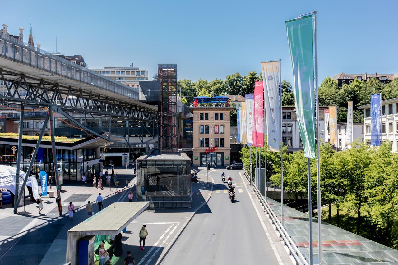 Ibis Styles Lausanne Center Madhouse Buitenkant foto